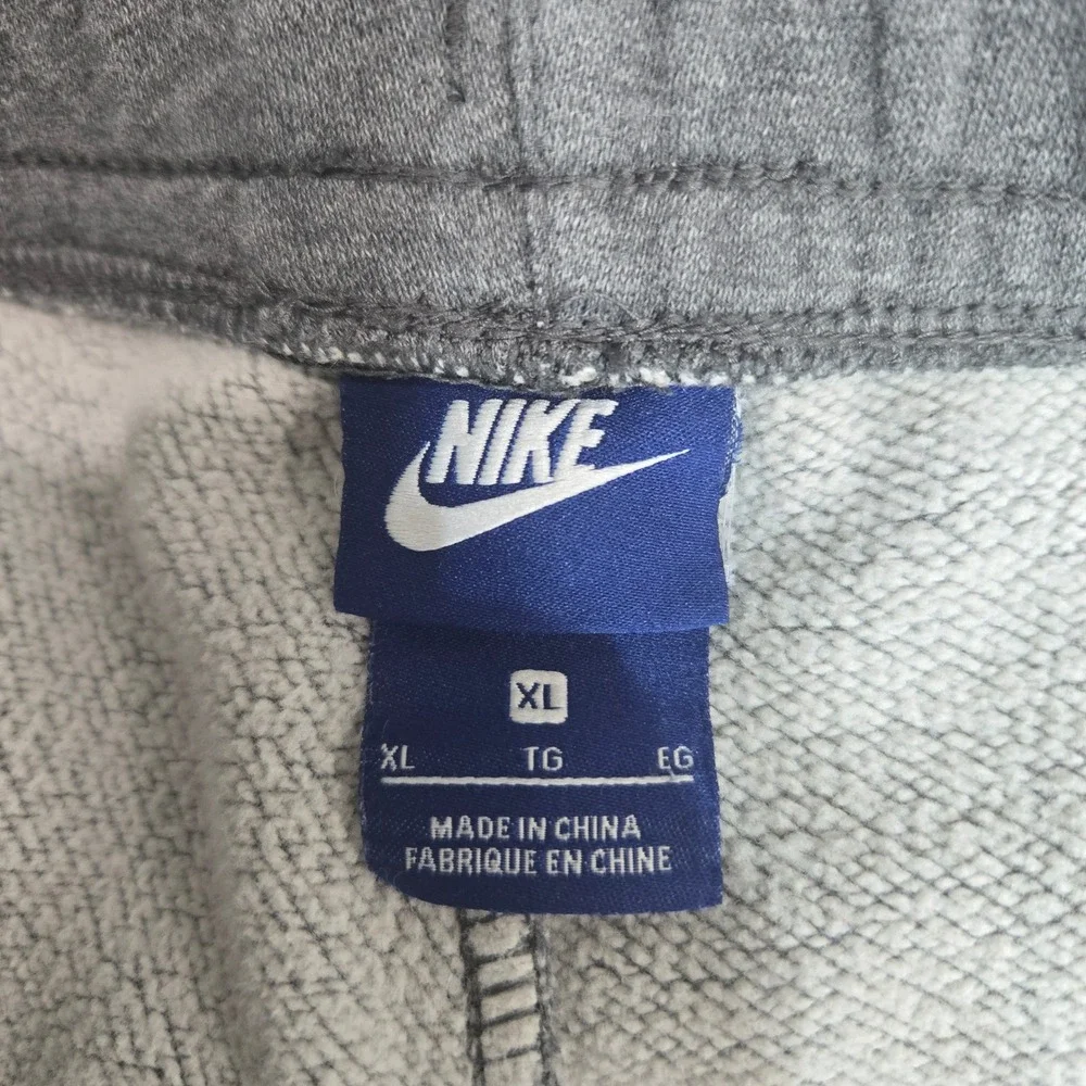 Nike Y2K Fleece Joggers XL Charcoal Heather Gray Sweatpants #1335